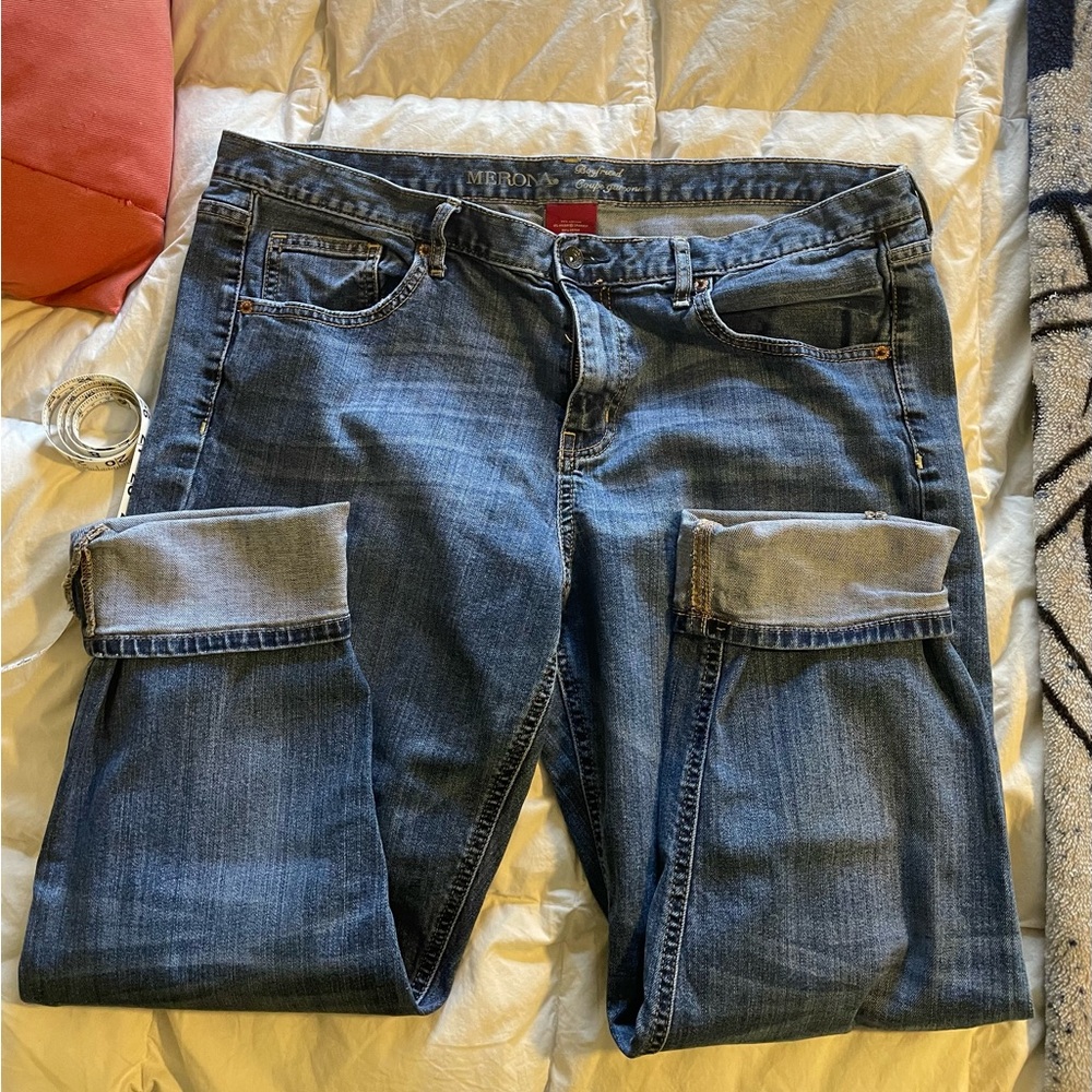 Merona Blue Denim Crop Jeans